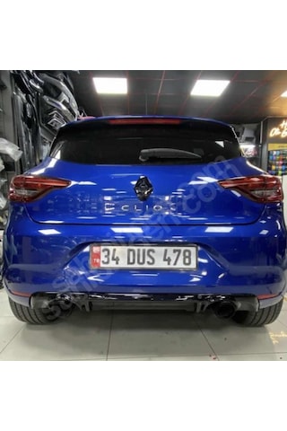 Clio 5 2018-2024 Arka Tampon Eki Difüzör Plastik P.siyah
