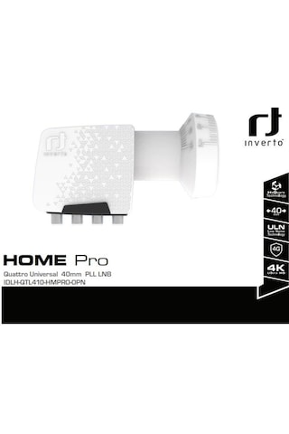 Inverto Home Pro Uln Quattro Santral Lnb Full Hd 4K Uyumlu