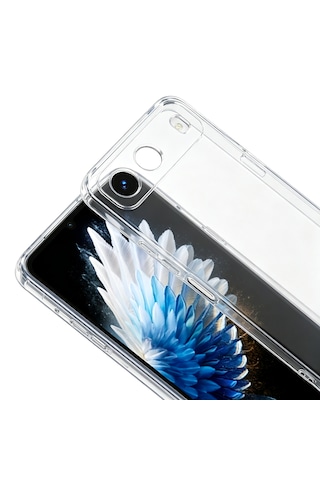 Tecno Spark 40 5g Kılıf Darbe Emici Korumalı Pürüzsüz Esnek Şeffaf Silikon