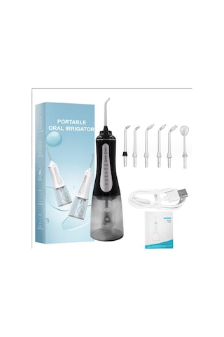 Ambition Black-oral Irrigator Diş Duşu 5 Modları Taşınabilir Diş