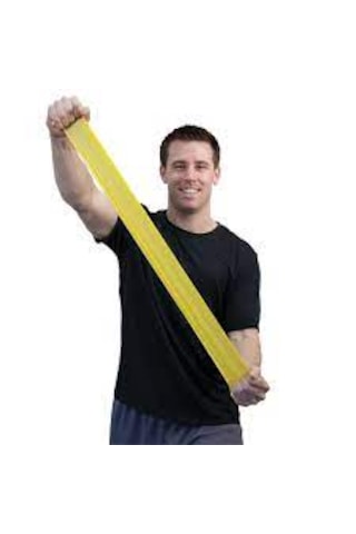 Cando Go-band Direnç Egzersiz Bandı Sarı X Lıght 45.7 Mt -10-6421 Sarı