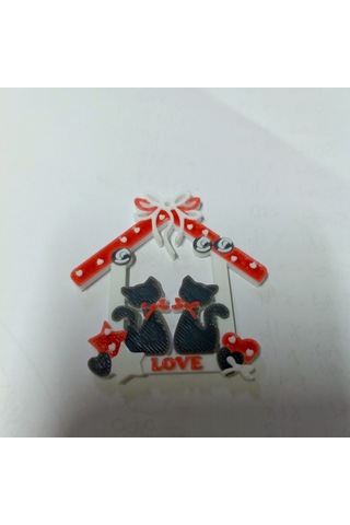 Love Kedi Kulubesi Magnet
