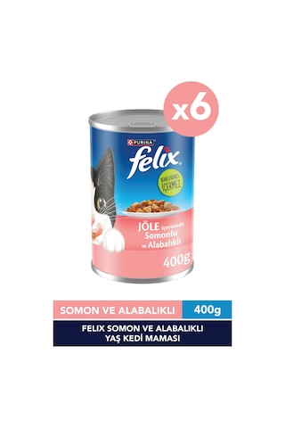 Purina Somonlu Ve Alabalıklı Konserve Yaş Kedi Maması 400 Gr X 6 Adet