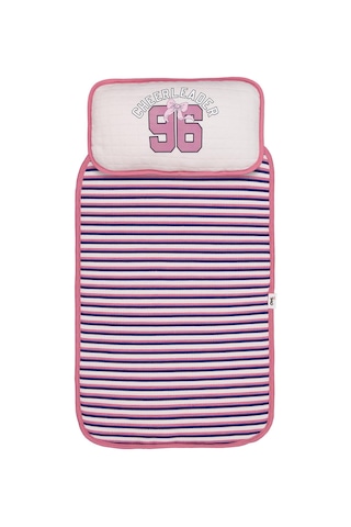 Civil Baby 96 Nakış ve Çizgili Alt Açma - Bej Standart