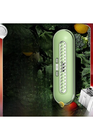 Dianziye Yenilenmiş Şarjlı Buzdolabı Koku Giderici: Dezenfektan, Anti-bakteriyel, Taze Tutucu Ve Temizleyici - Yeşil Renk, Yüksek Performans Asma Kanca + Şarj Kablosu Hediye