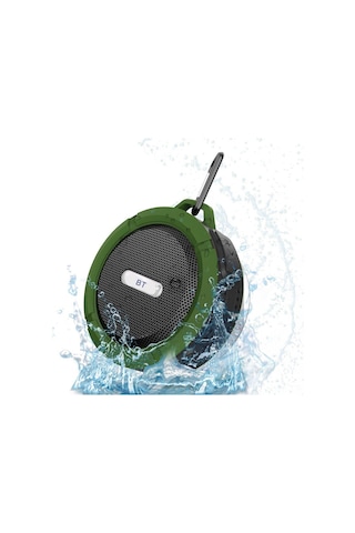Geeksen C6 Taşınabilir Su Geçirmez Bluetooth Hoparlör, Duvar Yapıştırmalı, Tf Bas, Çeşitli Renkler