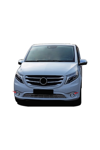 S-dizayn Mercedes Vito W447 Krom Sis Farı Çerçevesi 2 Prç. 2014-2020