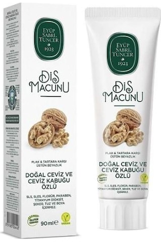 Eyüp Sabri Tuncer Doğal Ceviz ve Kabuğu Özlü Diş Macunu 90 ML