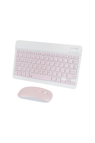 10.2 8.nesil Uyumlu Kablosuz Bluetooth Klavye+mouse Set Diğer