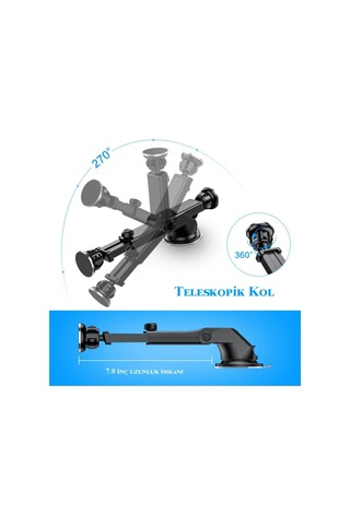 Ekstra Güçlü Mıknatıslı Araç İçi Telefon Tutacağı Powerway Tt-15