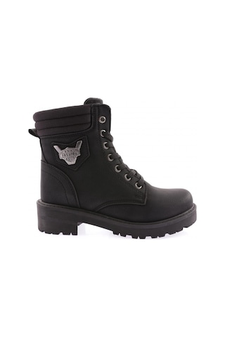 Dgn 2262-2046 Kadın Bağcıklı Bot - Siyah