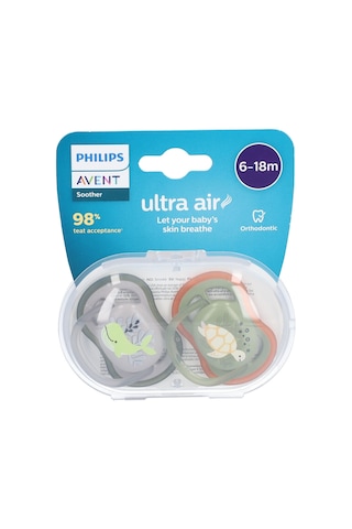 Philips Avent Ultra Air Emzik 6-18 Ay 2li Scf085/60 Çok Renkli