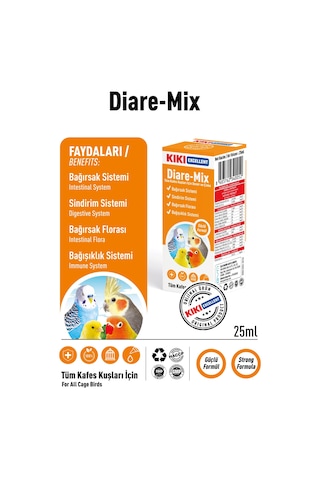 Kiki Excellent Kuş Diare-Mix 25 ML