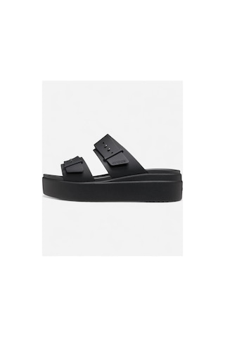 Crocs 207431-brooklyn Buckle 001-black Kadın Terlik Siyah