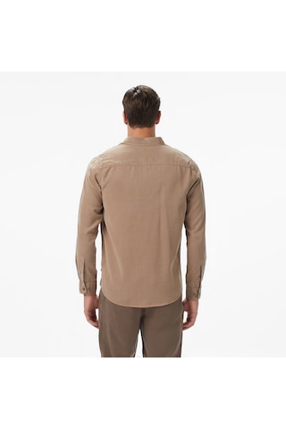 Nautica Erkek Bej Classic Fit Gömlek Düz W57536t Bej