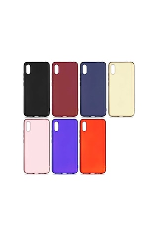 Xiaomi Redmi 9a Kılıf Zore Premier Silikon Kapak Saks Mavi