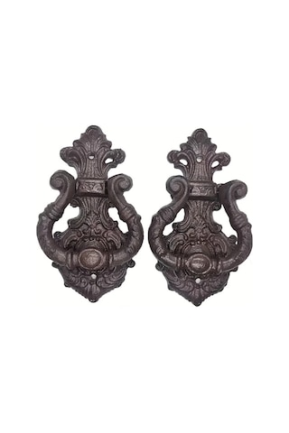 Willowhaven 2 Adet Kapı Çekme Halkası Antika Dökme Demir Kapı Tokmakları Dekoratif Ev Aksesuarı