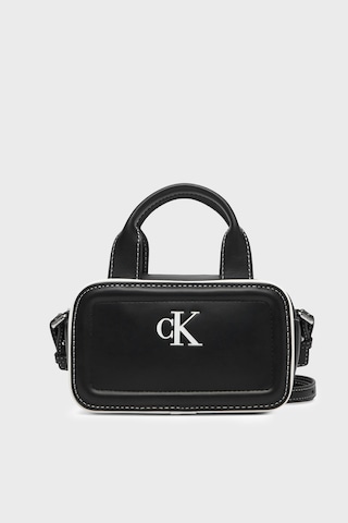 Calvin Klein Logolu Sabit Saplı Çanta Lv04f1257gub1 Bayan Çanta Lv04f1257g Ub1 Siyah