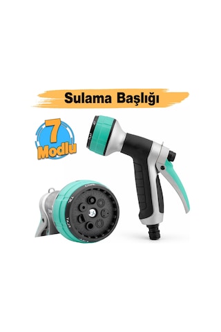 Ayarlanabilir 7 Fonksiyonlu Fıskiye Araba Yıkama Bahçe Sulama Temizleme Sprey Tabancası Fişkiye Sku: Smgstk6fda69103e