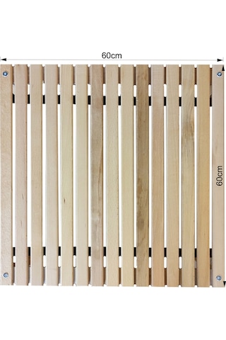 Exent Ahşap, balkon bahçe plaj piknik sehpası, mini masa-60x60 yü