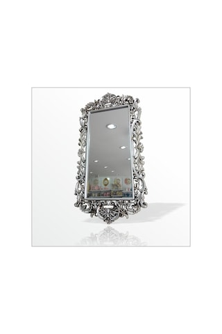 Büyük Rustik Banyo Salon Antre Etajer Komodin Duvar Boy Aynası