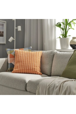 Ikea Svartpoppel Yastık Kılıfı 50 X 50 Cm Turuncu