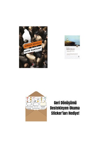 Katip Bartleby + Toplu Öyküler - Herman Melville + Okuma Sticker'ları