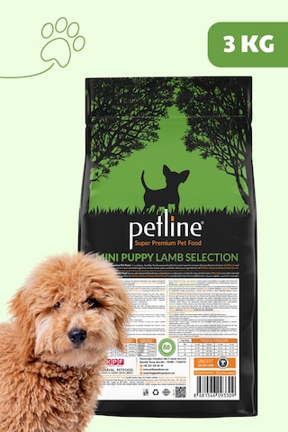 Petline Mini Puppy Kuzu Etli Küçük Irk Yavru Köpek Başlangıç Maması 3 KG