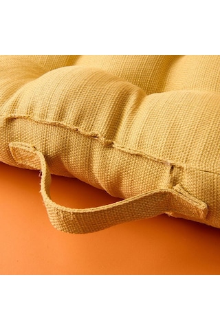 Evidea Soft Traum Sandalye Minderi - Hardal - 45x45 Cm Hardal