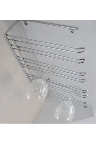 Krom 4 Bölmeli Bar Kadehlik Bardaklık