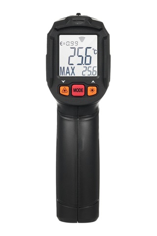 Springsun Kızılötesi Termometre -30 380 -22 716 Temassız Dijital Lazer Sıcaklık Ölçüm Makinesi Hd Arka Aydınlatmalı Lcd