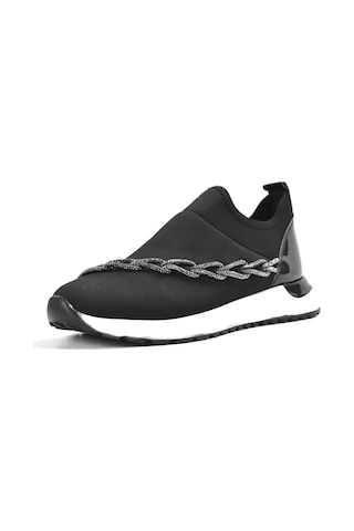 Beety 23BY.874 Siyah Streç Zincirli Kadın Sneakers Ayakkabı Siyah