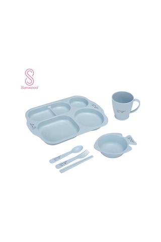 Yemek Takımı Kaymaz Pürüzsüz Yüzeyli Kase Tabak Bardak Takımı