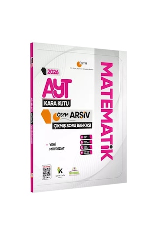 2026 YKS-TYT Matematik TEK Kitap ve AYT Matematik Kara Kutu ÖSYM Çıkmış Soru Bankası 2li Set Çözümlü