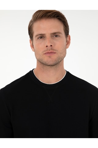 Pierre Cardin Erkek Siyah Sweatshirt 50296485-vr046 Siyah