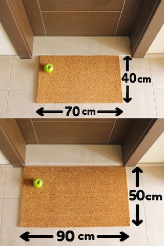 Hoşgeldiniz Yazılı Yeşil Yonca Tasarımlı Kapı Paspası