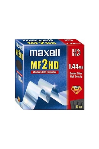 Maxell Mf2Hd 3.5 1.44 Mb Floppy Dısk Biçimlendirilmiş Disket