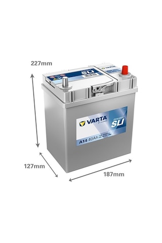 Varta Akü 12V 40 Amper Blue Dynamic 330A A14 / 522382160