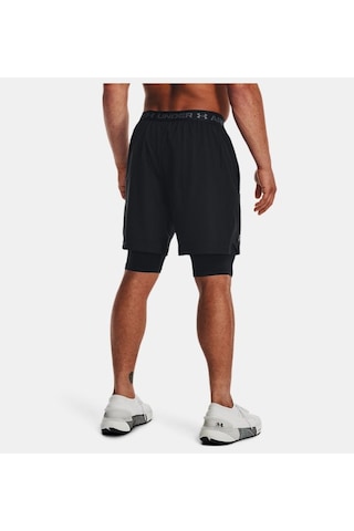 Under Armour Erkek UA Vanish Woven 2’si 1 Arada Şort 1373764-002 Siyah