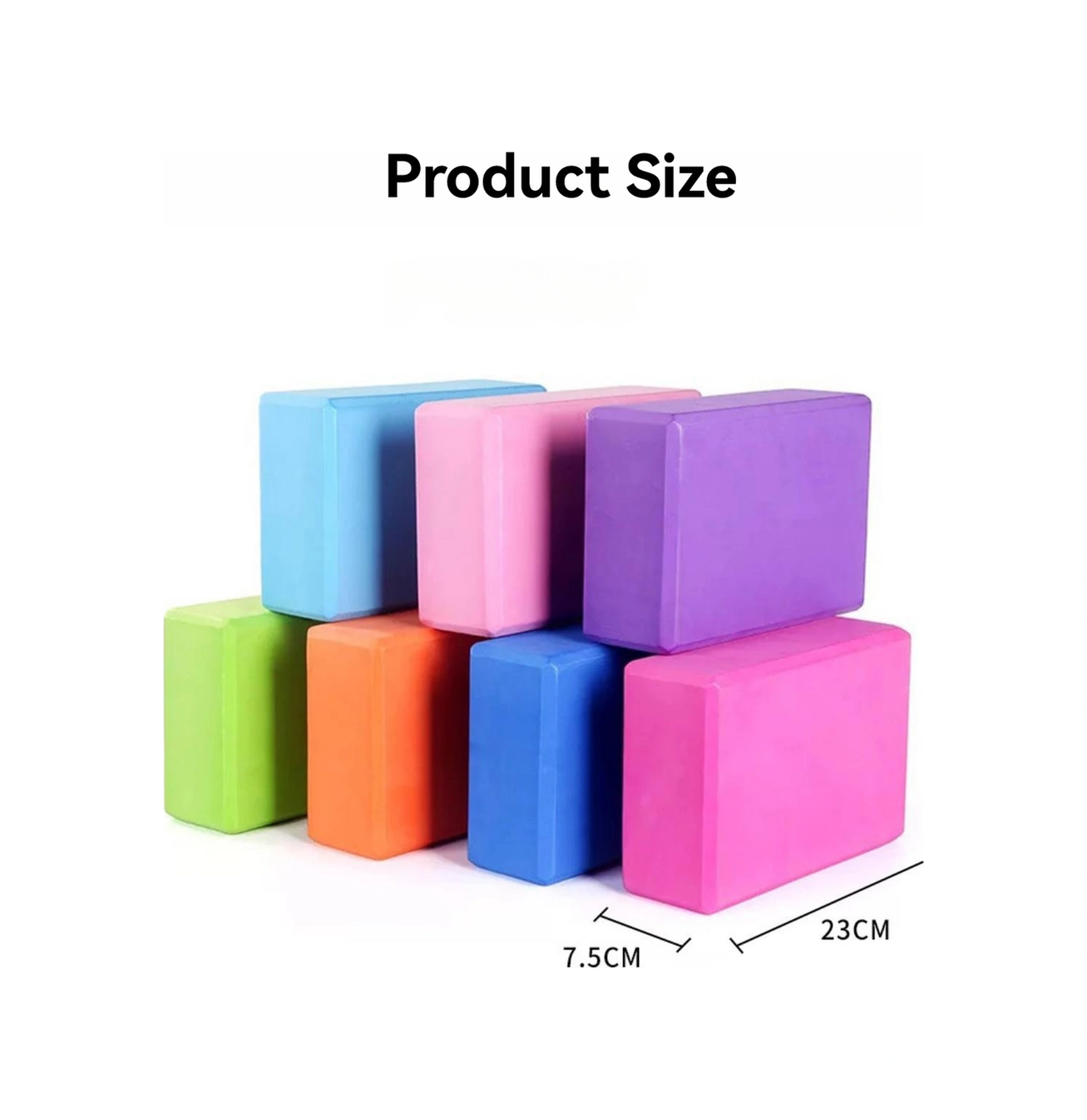 Dianziye Eva Spor Bloku: Yoga Ve Egzersiz Yardımcısı, Kaymazsız Ve Dayanıklı, Gövde Esnekliği Geliştirici, Gri Renk Gri