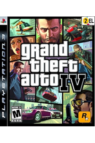 Playstation 3 Oyunu Gta 4 Ps3