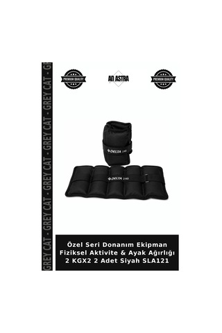 Özel Seri Donanım Ekipman Fiziksel Aktivite & Ayak Ağırlığı 2 Kgx2 2 Adet Siyah Sla121