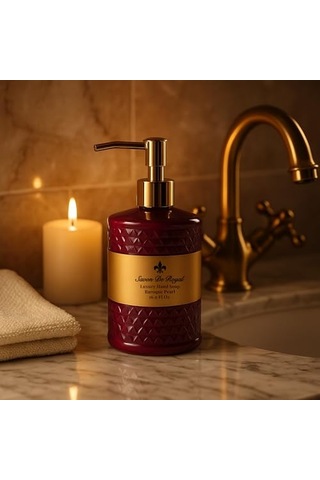 Savon De Royal Luxury Vegan Sıvı Sabun Baroque Pearl 500 Ml, Meyvemsi, Yasemin, Vanilya, Sandal