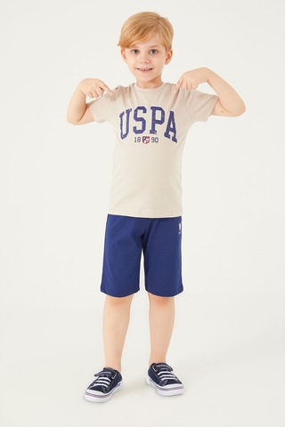 U.S. Polo Assn. Bej Erkek Çocuk Takım Bej