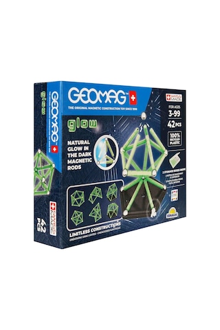 42 Parça İle Glow Manyetik Oyun Seti: Sınırsız Yaratıcılık