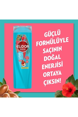 Elidor Argan Yağı & Hibiskus Özlü Şampuan 3 x 400 ML
