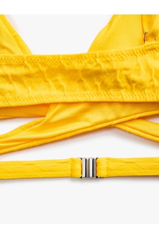 Koton Çapraz Bağlamalı Bikini Üstü Sarı 2sak10184bm 2SAK10184BM151