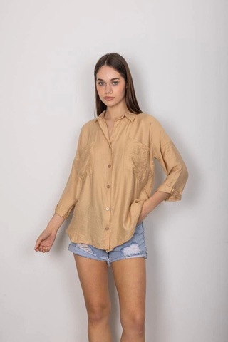 Cepli Salaş Gömlek T1010 Vizon