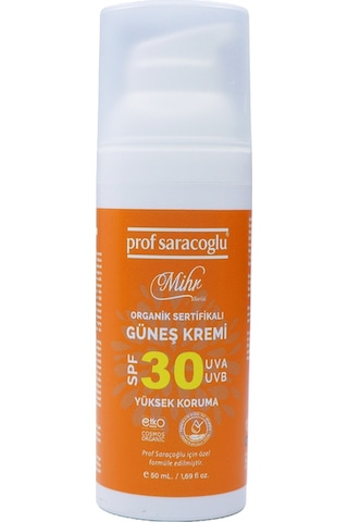 Prof Saraçoğlu Mihr Organik Güneş Kremi SPF30 50 ML