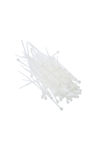 Tek-iş Plastik Kablo Bağı Cırt Kelepçe 100 Mm X 2.5 Mm Beyaz 100 Adet